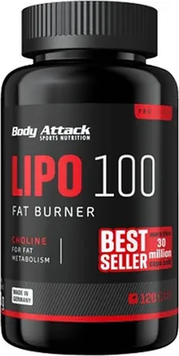 Produktbild von Body Attack Lipo 100 (120 Kapsel)