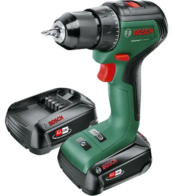 Obrázek produktu pro Bosch Universal Drill 18V-60, Vrtačka s pistolovým držadlem, Rychloupínací, Bezkartáčový, Černá, Zelená, 1,3 cm, 1900 ot/min
