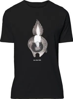 Produktbild von Mr. & Mrs. Panda Größe M T-Shirt Stinktier Angriff - Schwarz - Geschenk, Raubtier, Drohung, wütend, mit Spruch, Herren, Shirt, Tshirt, Skunk, Wildtier