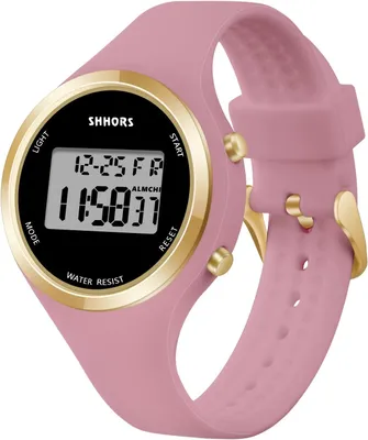 Immagine prodotto di Orologi digitali con cinturino in silicone, orologi da donna con sveglia, cronometro, luce LED, data, sportivi, eleganti, grandangolari, casual, orologi digitali per ragazzi e ragazze