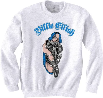 Obrázek produktu pro Billie Eilish - mikina "Bling" pro muže/dámy uni RO9332 (L) (Bílá)