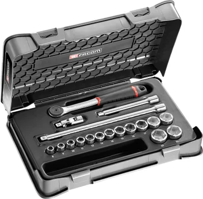Obrázok produktu pre Facom Steckschluessel-Set 3/8Z J.161B, 18-tl