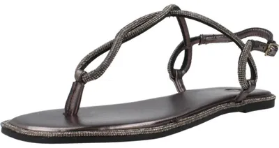 Produktbild von LA STRADA Damen Sandalen aus Kunstleder in Silber, Modellnummer 2201532S