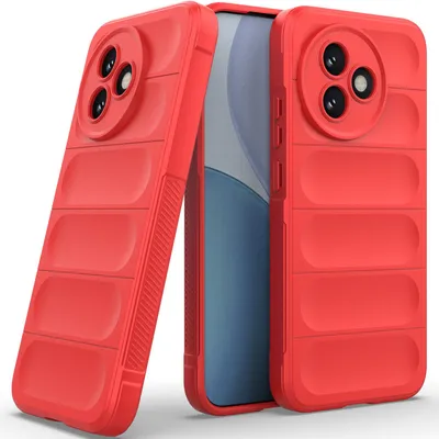 Produktbild von Handyhülle für Xiaomi Redmi K80 Ultra Weich TPU Silikon Stossfest Anti-rutsch Hülle Rot