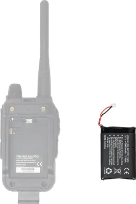 Produktbild von Ersatzakku PNI R45, 3,7 V, 2000 mAh, Li-Ion, für den Radiosender PNI PMR R45 PRO