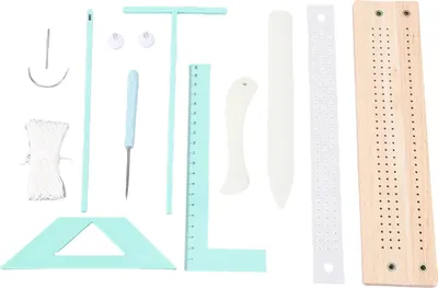 Zdjęcie produktu dla Bookbinding Supplies Kit Multifunctional Portable Bookbinding Scrapbooking Tool Set for Diary Mini Album