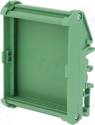 Produktbild von 1x Gehäuse: Gehäusesockel Y: 72mm PVC / PA Z: 28,7mm X: 50mm  grün DM72-0050-14-10