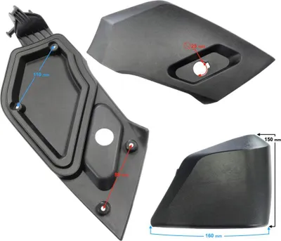 Immagine prodotto di Supporto volante sinistro per scooter B-Max