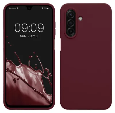Produktbild von kwmobile Handyhülle für Samsung Galaxy A17 4G / 5G Hülle - Case Silikon - Kabelloses Laden - Schutzhülle Cover in Bordeaux Violett
