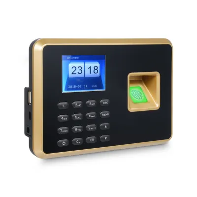 Obrázok produktu pre Bisofice Biometrický časový a dochádzkový stroj - 1000 odtlačkov prstov/hesiel, USB, 5 jazykov