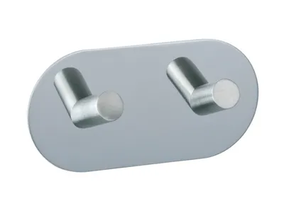 Produktbild von Wenko Wandhaken Duo Edelstahl, chrom, glänzend