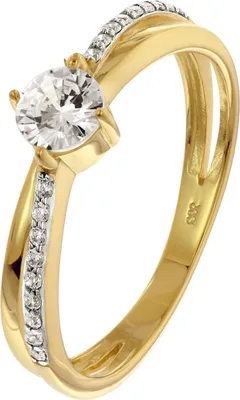 GLIZZ GL8806 Damenring Gold 333/8K mit Zirkonia 1