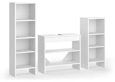 Image de Meubles bain Vicco Karli Blanc 3 pièces, Model 60709