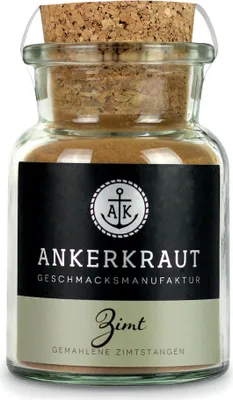 Produktbild von Zimt, gemahlen, 75g im Korkenglas