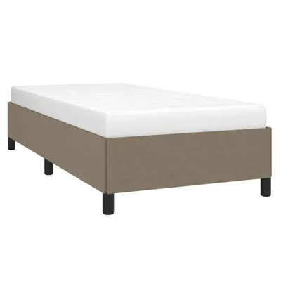 Produktbild von vidaXL Bettgestell ohne Matratze Taupe 100x200 cm Stoff
