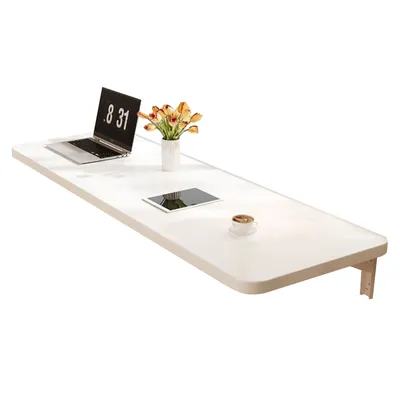 Produktbild von Wandklapptisch Schreibtisch Küchentisch Laptoptisch Esstisch Platzsparender Schwimmender Schreibtisch für Arbeitszimmer, Küche, WäScherei, 80*40cm