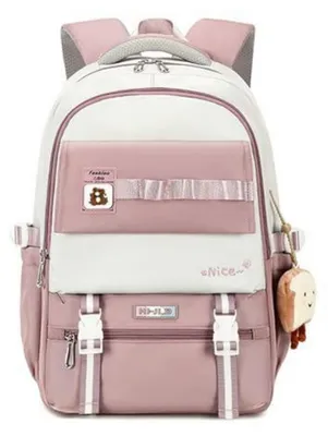 Produktbild von Schulrucksack Daypack Tagesrucksack Uni Wasserdicht Lila 36x22x48cm