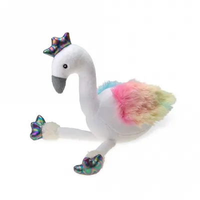Image de Karlie Arc-en-ciel Flamingo - Jouet pour chien - peluche - 33x18x20 cm