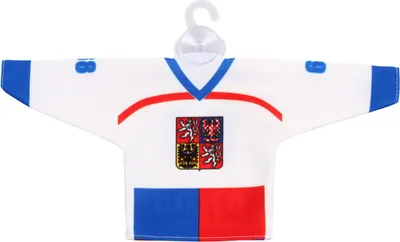 Image de République tchèque Nagano 1998 minirobe de hockey blanche