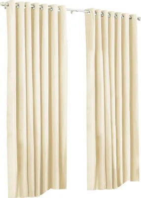 Produktbild von Riva Home Wellesley Vorhänge mit Ösen RV952 (168x183cm) (Natur)