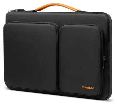 Produktbild von tomtoc 360° Laptop Tasche für 16 Zoll MacBook Pro M5/M4/M3/M2/M1 Pro/Max – Größe 16 Zoll für MacBook Pro 16, Schwarz