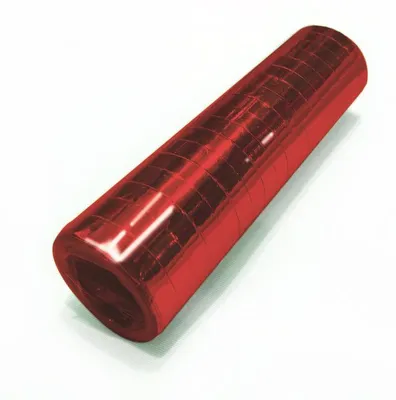 Produktbild von Glitzer Luftschlangen rot metallic