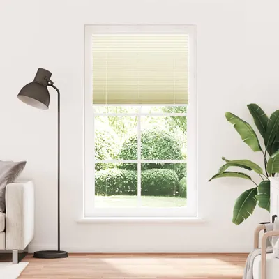 Immagine prodotto di vidaXL Tenda plissettata crema 105x200 cm larghezza tessuto 104,4 cm poliestere
