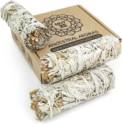 Productafbeelding van Witte salie Apiana om te branden - 10-5 cm