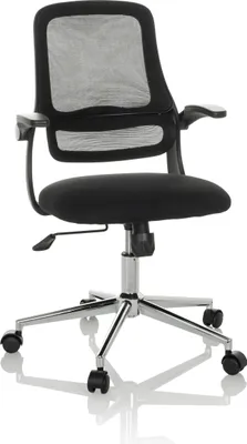 Obrázok produktu pre hjh OFFICE Home Office Kancelárska stolička MIKO B ECO Kancelárska stolička s odklápacími podrúčkami Tkanina / sieťovina Otočná stolička