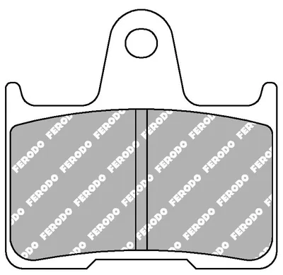 Produktbild von FERODO Bremsbeläge Satz Hinten für HONDA MOTORCYCLES CB (CB 1 - CB 500) FDB2111EF