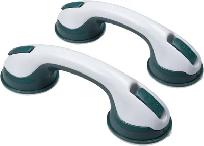 Produktbild von NAIZY 2 kusy Grab Bar Bath Handle Grab Bars, Grab Bar s prísavkou, prenosná plastová rukoväť pre starších ľudí
