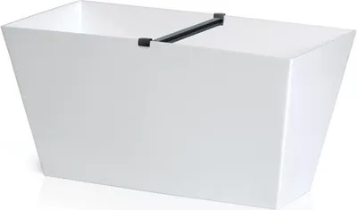 Produktbild von Prosperplast Blumentopf TUBUS CASE Weiß 60 cm