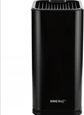 Obrázek produktu pro Stojan na nože a příslušenství Kinghoff KH 1656, Univerzální, Nerezová ocel, 23,3x11 cm, Černá