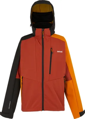 Produktbild von Regatta - Pánska softshellová bunda "Hewitts X" RG11040 (XL) (Ochre brown/black)