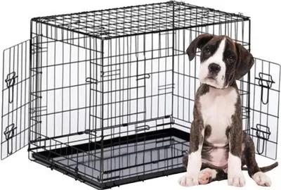 Produktbild von Hundekäfig HK-XL Transportkäfig Drahtkäfig Transportbox Käfig Hundebox faltbar