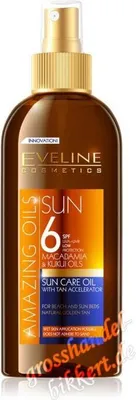 Produktbild von Eveline Cosmetics - Brunungsl SPF6 - Amazing Oils Sonnenpflegel mit Brunungsbeschleuniger Spf6