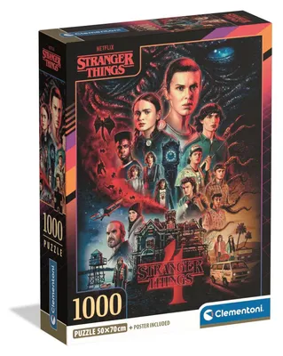 Image de Clementoni Puzzle Stranger Things 1000 el. - Oficjalny Produkt Premium
