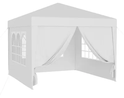 Produktbild von Gartenpavillon 3x3 m mit UV-Schutz und Abnehmbaren Seitenwänden
