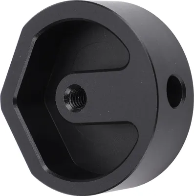 Produktbild von Stativhalterungsadapter aus Aluminiumlegierung, robuster RV-Montagehalterungsständer für Anhänger, Yacht, Campingfahrzeug, Schwarz