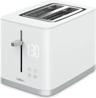 Produktbild von Tefal Toaster Sense, 7 Bräunungsstufen; Digitaldisplay; Countdown; Aufwärmen; Auftauen: Krümelschublade; Stopp-Taste; Touch-Tasten; TT6931