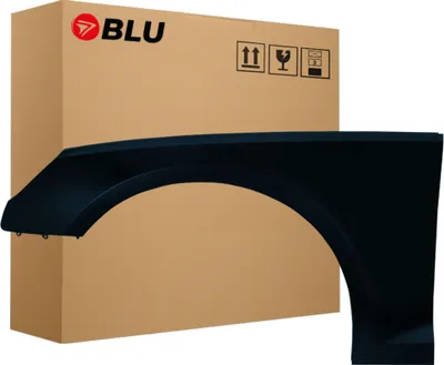Produktbild von BLU Kotflügel Passend für Audi A4 B9 S4 LY9T Links Schwarz MythosSchwarz | 2015-2019 | Vorderseite Vorne | Lackiert | Einbaufertig
