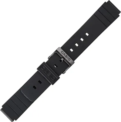 Produktbild von Casio Kunststoff Schwarz Armband 71604416 für MQ-24 MQ-58 MQ-104 16 mm
