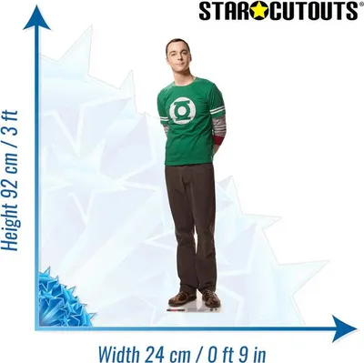 Produktbild von Big Bang Theory Pappaufsteller (Stand Up) - Sheldon (Star-Mini) (92 cm)