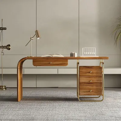 Produktbild von Design Tisch Sekretär Luxus Schreib Büro Möbel Holz Tische Office Einrichtung