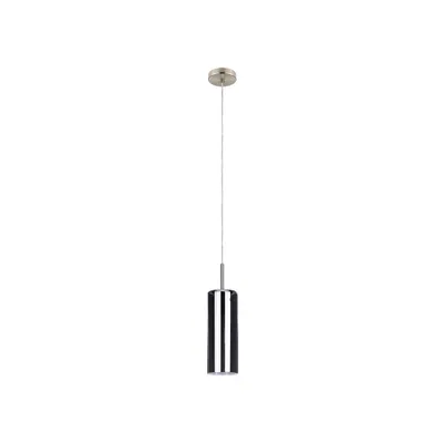 Produktbild von EGLO Hängelampe Selvino, Pendelleuchte Esstisch Rauchglas, 1-flammige Deckenlampe hängend aus Glas in Schwarz bedampft und Stahl in silber, E27