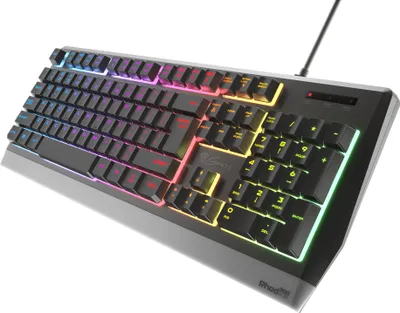 Zdjęcie produktu dla Klawiatura gamingowa Natec GENESIS Rhod 300 RGB US USB czarna