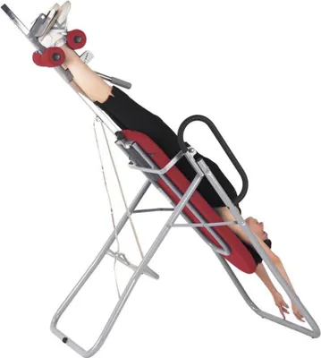 Produktbild von Massageliege, Inversionsbank mit grauem Rahmengestell, div. Farben, Farbe:30 kirsche