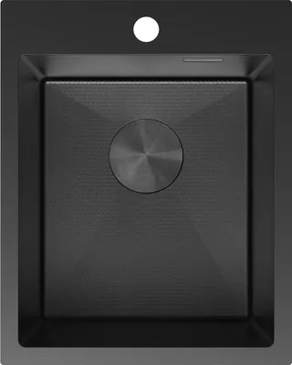 Immagine prodotto di Mexen Solix lavello in acciaio 1-vasca 400 x 500 mm, nero HC - 6406401000-70HC