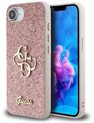 Immagine prodotto di Etui Guess Fixed Glitter Big 4G Do Iphone 16E Różowy