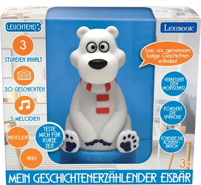 Obrázek produktu pro Španělský medvídek – 3D noční světlo s vyprávěním pohádek